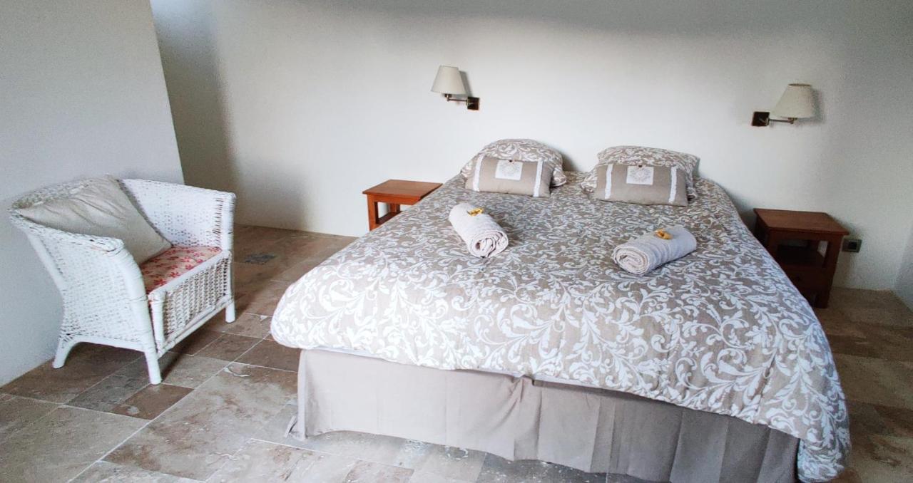 Appartement Superbe chambre 20 m2, climatisée, parking, jardin, calme, 10 mn pont du Gard #7 à Rochefort-du-Gard Extérieur photo